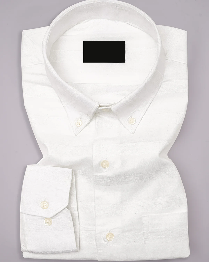 Formal White Colored Cotton Shirt