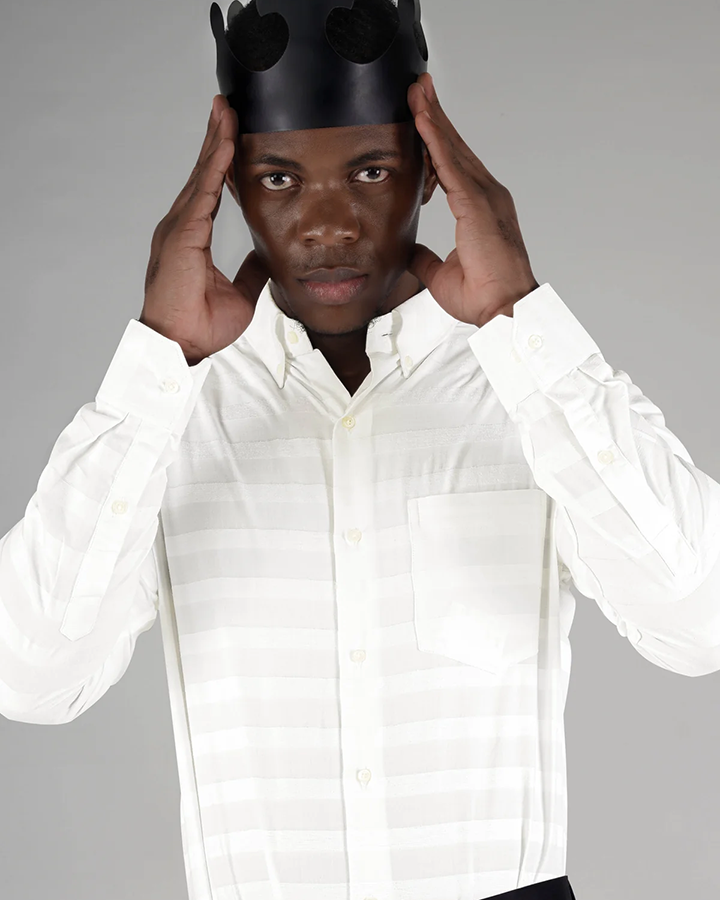 Formal White Colored Cotton Shirt