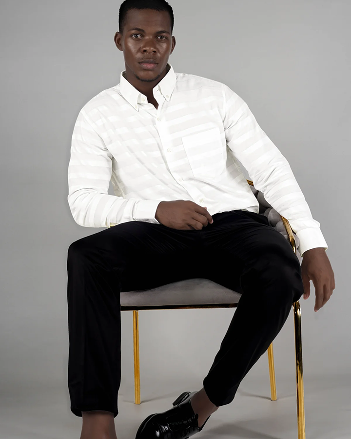 Formal White Colored Cotton Shirt