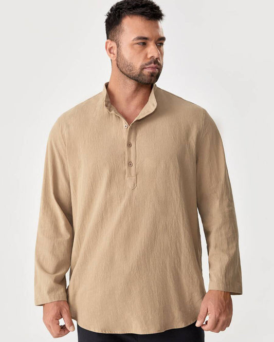 Comfortable Cream Colored Cotton Shirt