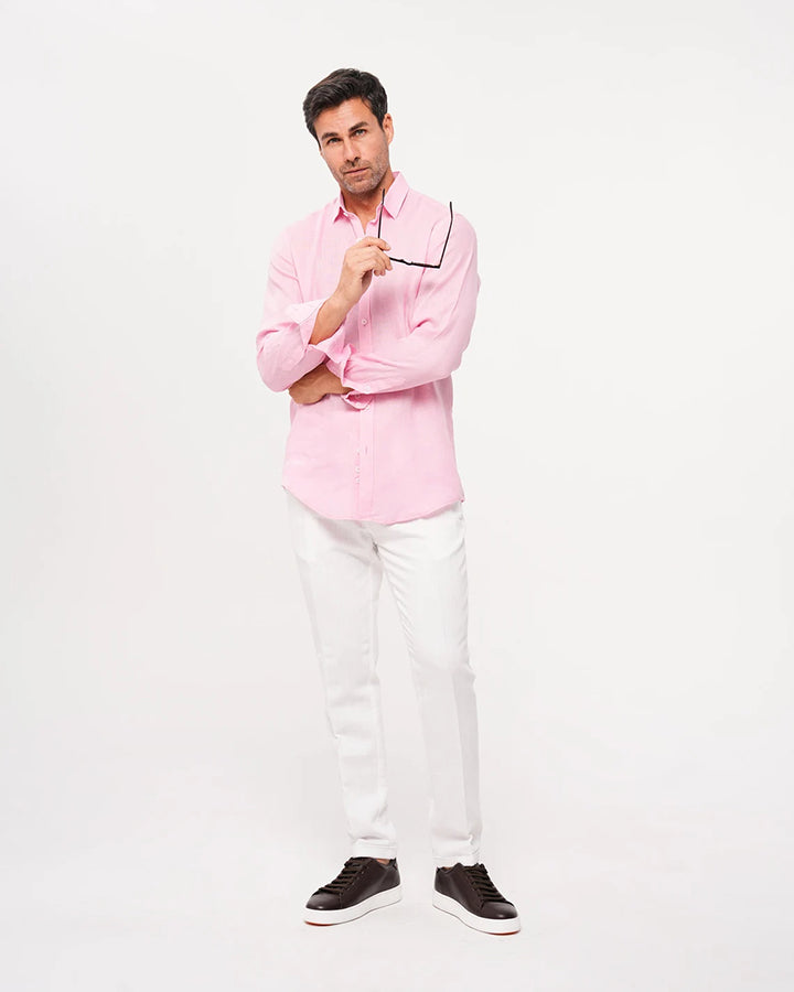 Classic Pink Cotton Shirt – Timeless Wardrobe Essential