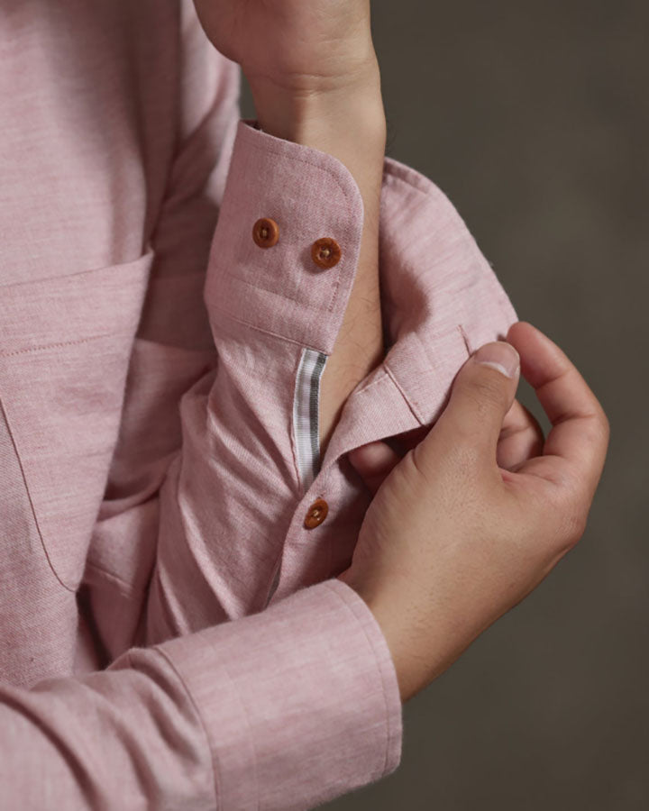 Pastel Pink Cotton Shirt