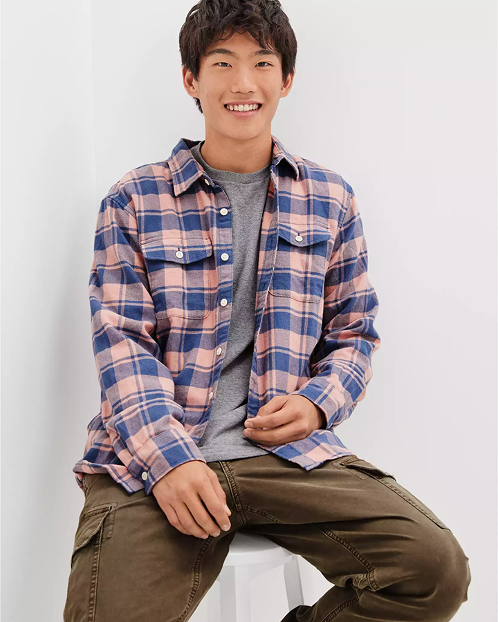 Soft Flannel Rayon Full Sleeve Shirt