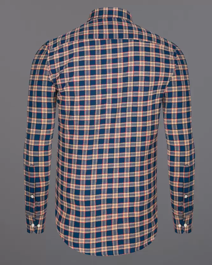 Blue Checkered Full Sleeve Shirt