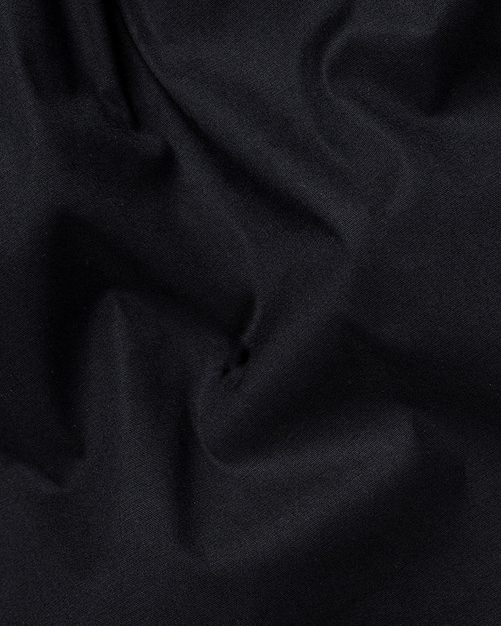 Black Colored Formal Linen Shirt