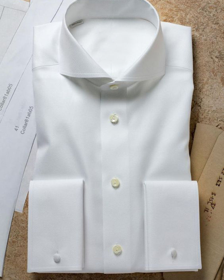 Natural White Colored Cotton Shirt