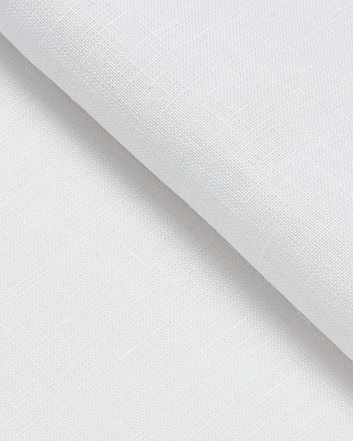 White Colored Linen Shirt