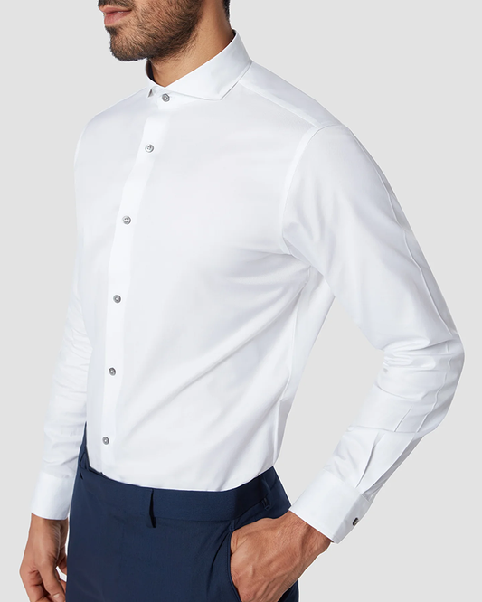 White Colored Cotton Full Sleeve Shirt