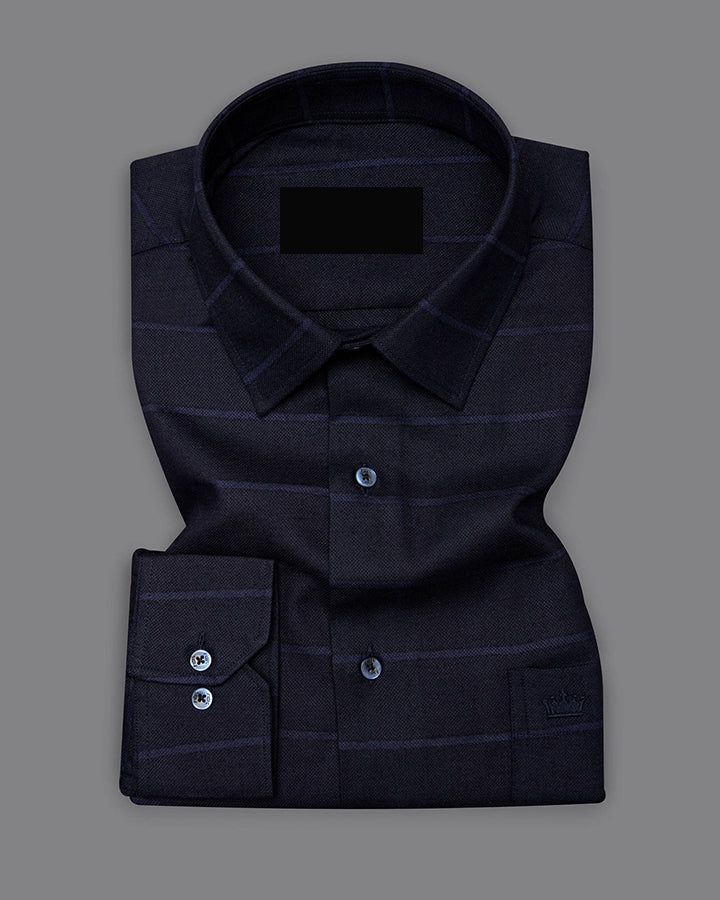 Cinder Black Colored Cotton Shirt