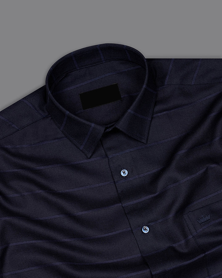 Cinder Black Colored Cotton Shirt