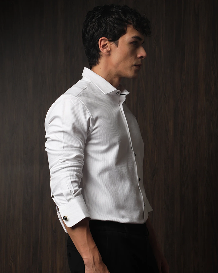 Premium Cosa White Colored Cotton Shirt