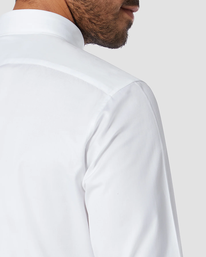 White Colored Cotton Full Sleeve Shirt