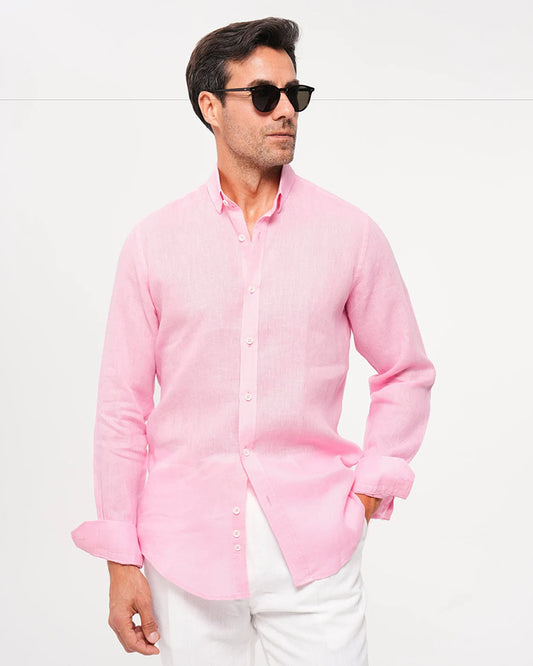 Classic Pink Cotton Shirt – Timeless Wardrobe Essential